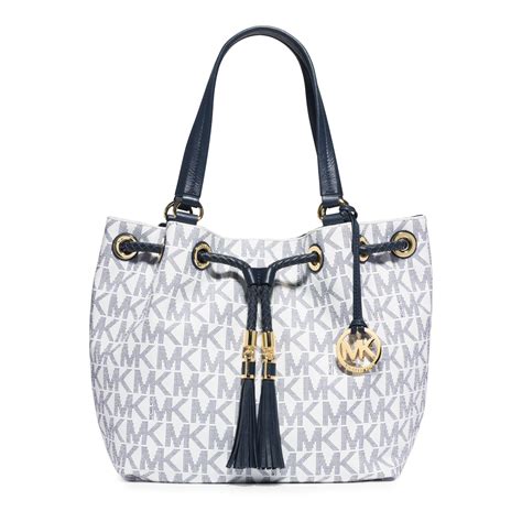 michael kors jet set chain gathered tote|More.